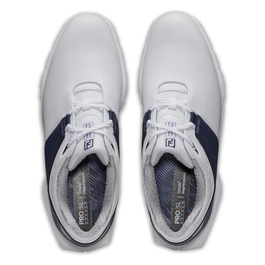 White Navy Silver
