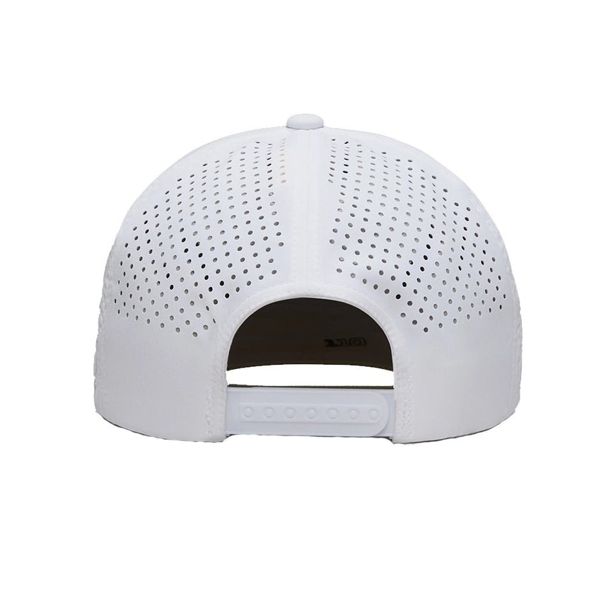 G/Fore Country Club Misfit Perforated Delta Golf Hat - Snow