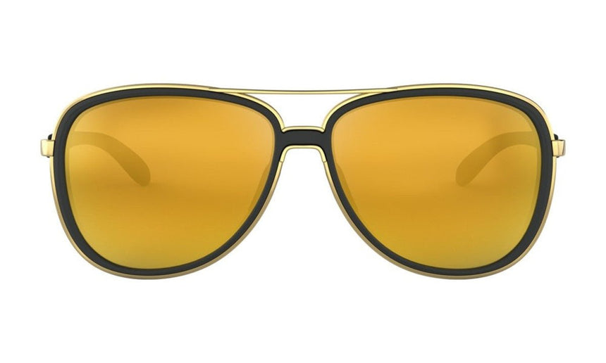 Oakley Women's Split Time Sunglasses - Soft Black/24K Iridium
