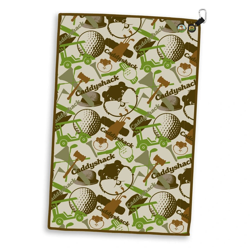 Putt Buddies Caddyshack Gopher Golf Towel 24"x16" Double Sided - Non-Magnetic