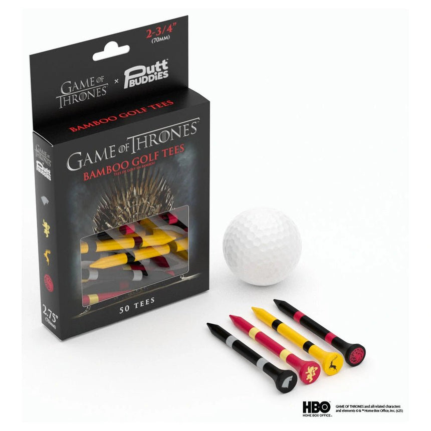 Putt Buddies Game of Thrones - House Crest Golf Tees - Pack of 50 - 2.75"