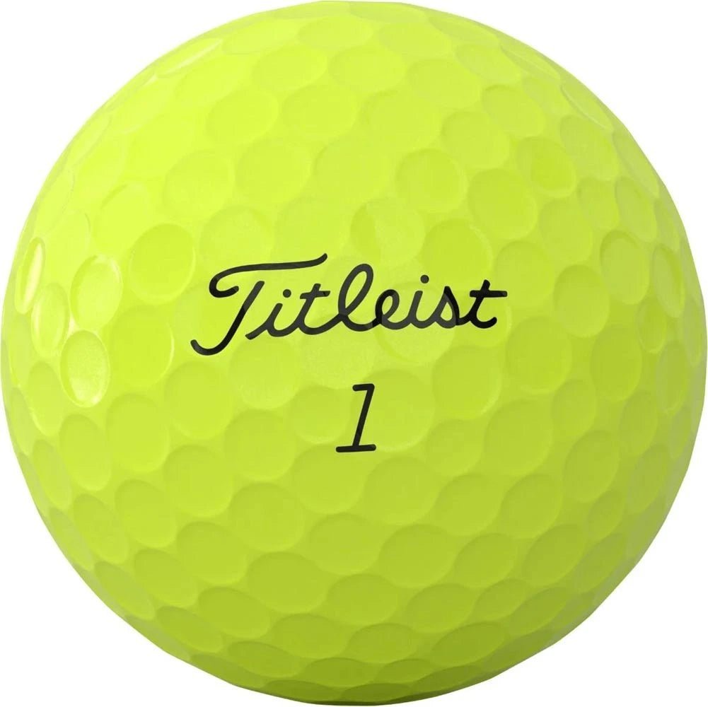 Titleist AVX Personalized Yellow Golf Balls