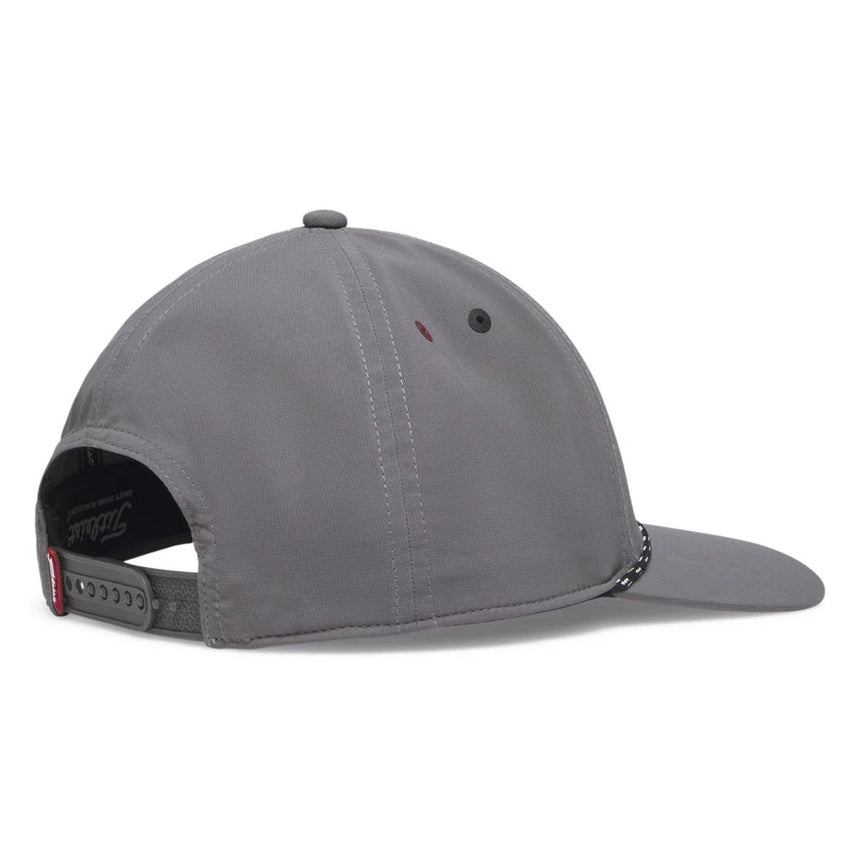 Charcoal/Crimson