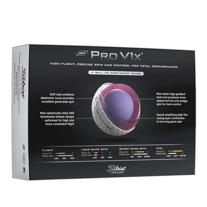 Titleist Pro V1x Double Digit Play Number Golf Balls