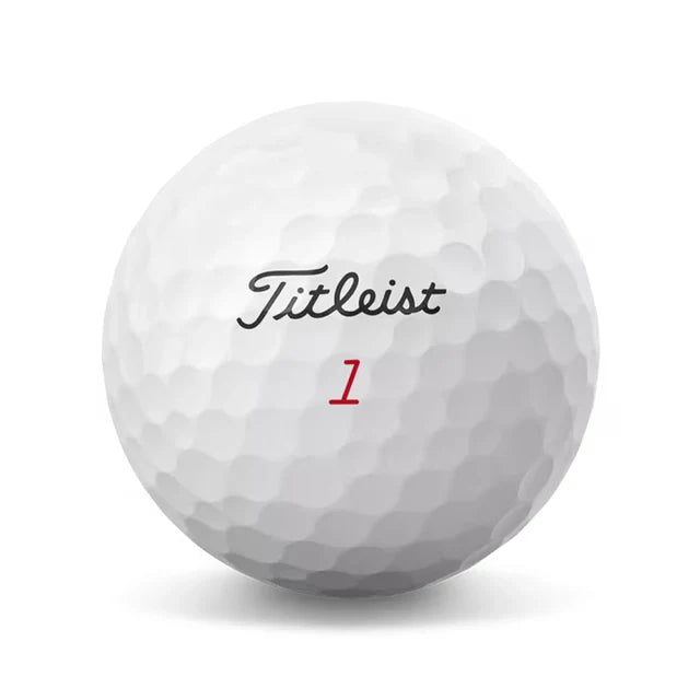Titleist Pro V1x Left Dash Performance Alignment Golf Balls - Red