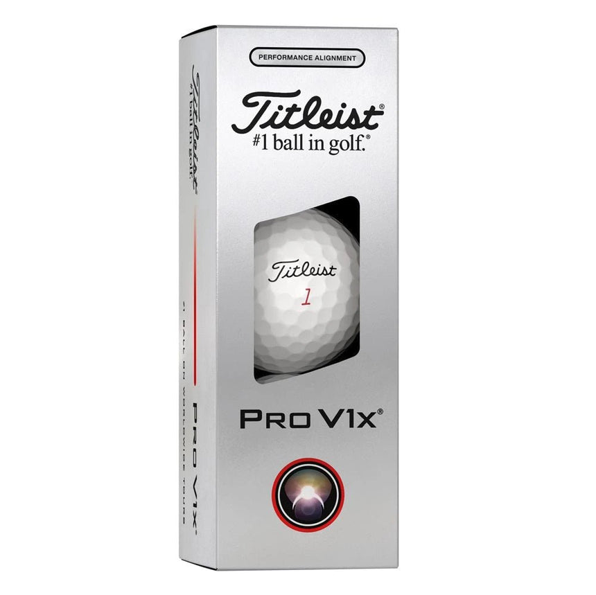Titleist Pro V1x Performance Alignment Golf Balls - Black