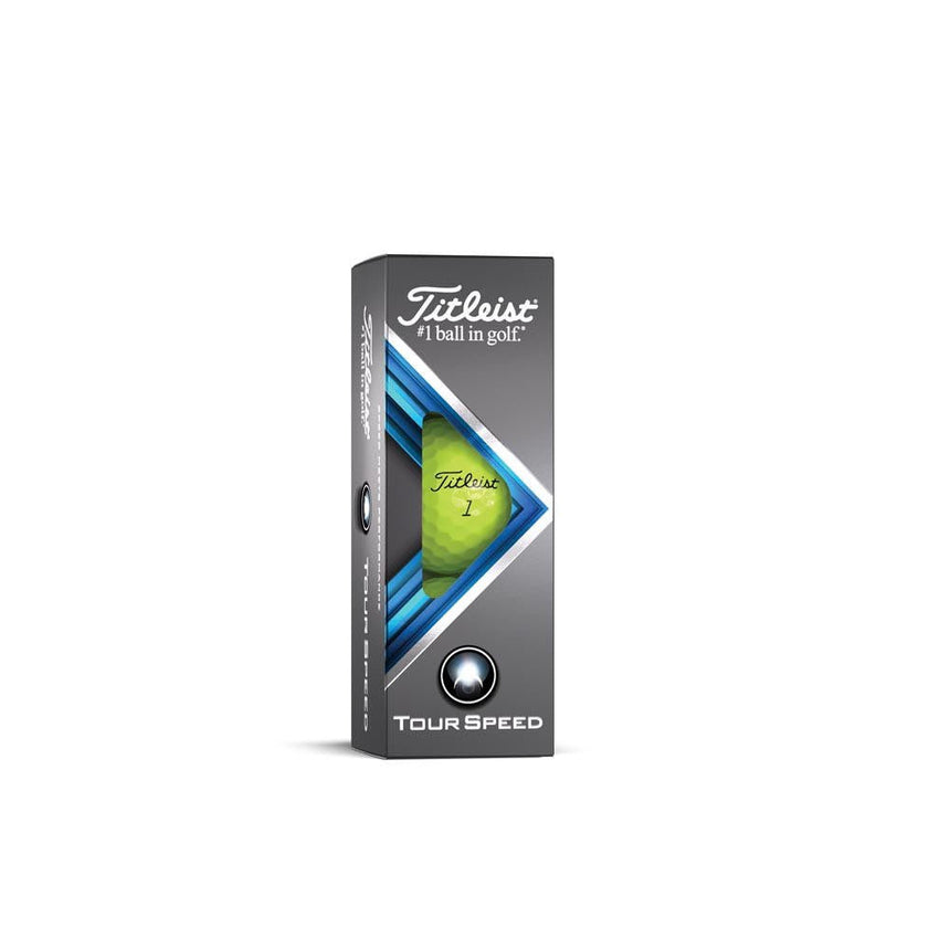 Titleist Tour Speed Golf Balls - Yellow - 2022