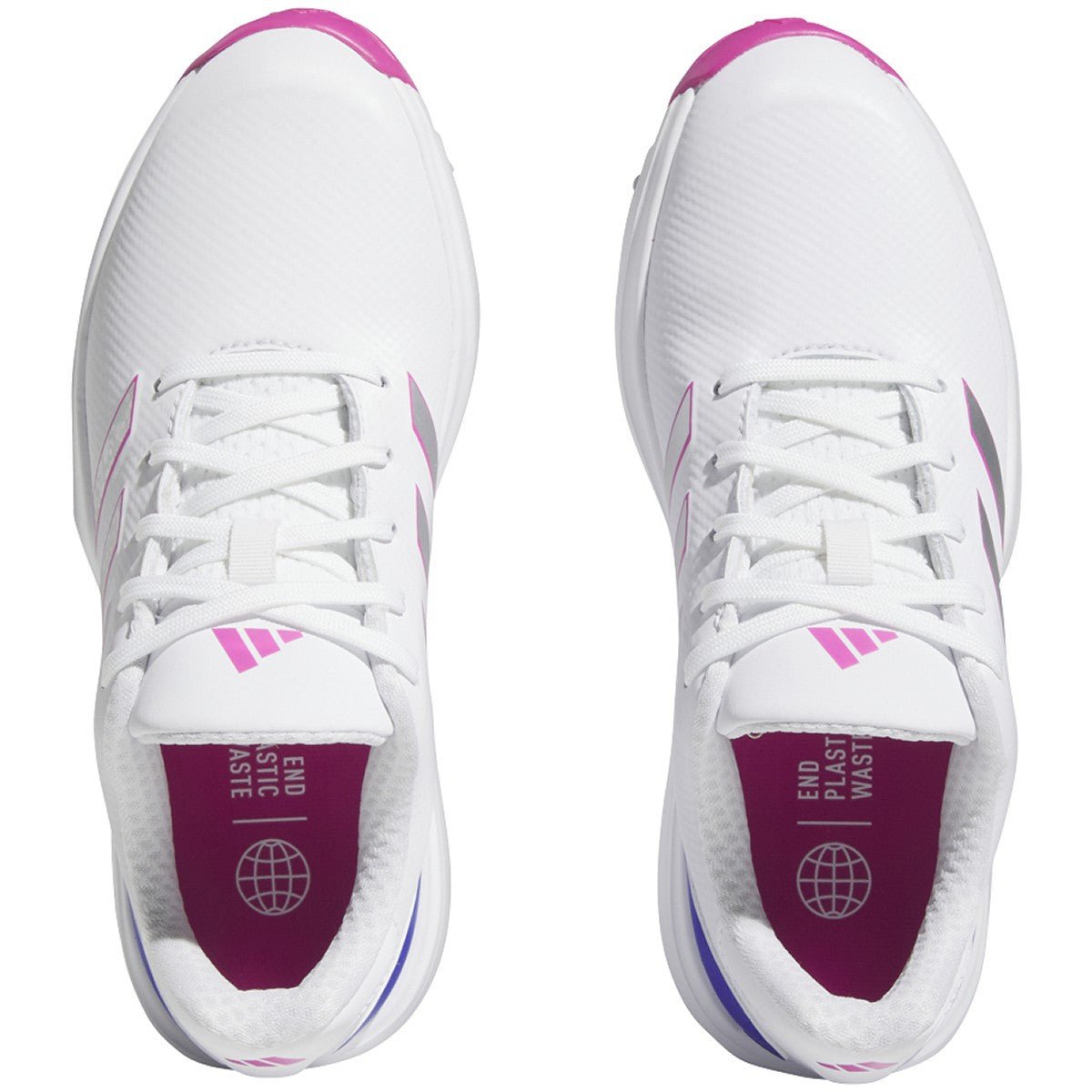 White Lucid Fuchsia Lucid Blue