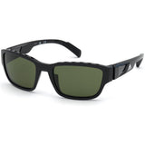 Adidas Sport SP0007 Sunglasses - Shiny Black/Green