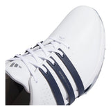White Collegiate Navy Silver