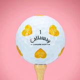Callaway Chrome Soft Golf Hearts Golf Balls