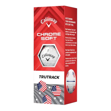 Callaway Chrome Soft TruTrack USA Golf Balls - 2024