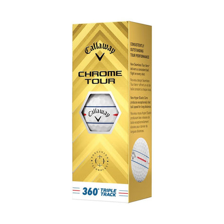 Callaway Chrome Tour 360 Triple Track Golf Balls - 2024