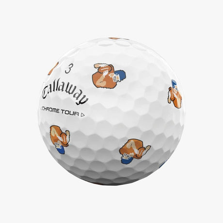 Callaway Chrome Tour Retro Football Golf Balls