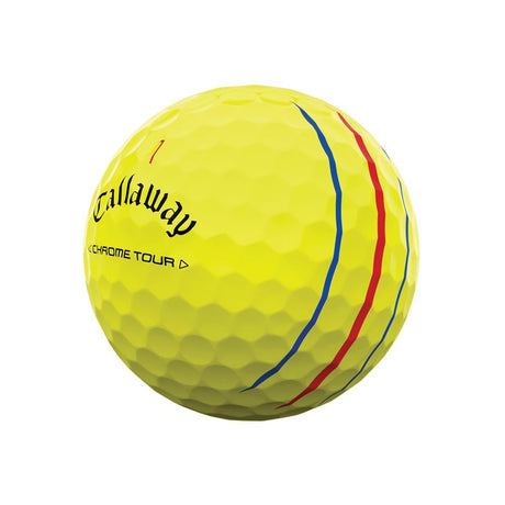 Callaway Chrome Tour Triple Track Golf Balls - Yellow - 2024