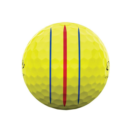 Callaway Chrome Tour Triple Track Golf Balls - Yellow - 2024
