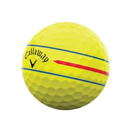 Callaway Chrome Tour X 360 Triple Track Golf Balls - Yellow - 2024