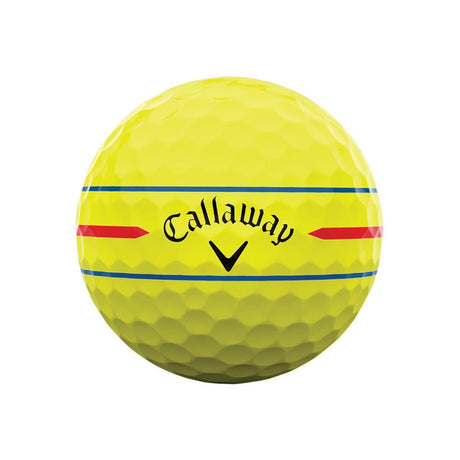 Callaway Chrome Tour X 360 Triple Track Golf Balls - Yellow - 2024