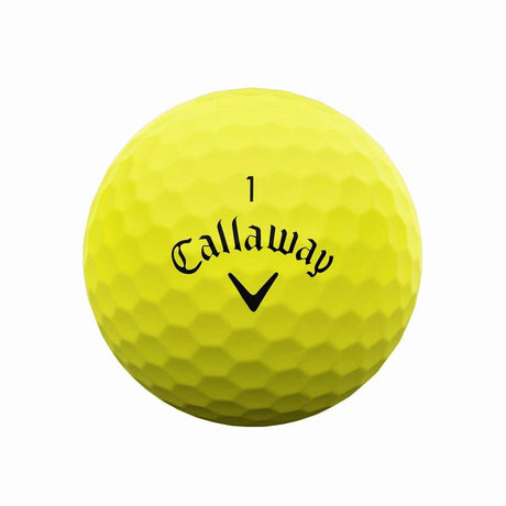 Callaway Superfast Golf Balls - Bold Yellow - 15 Pack