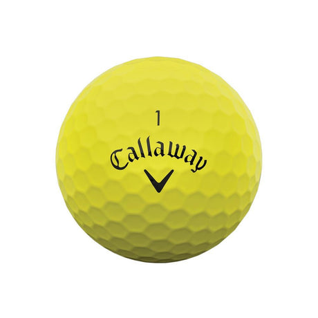 Callaway Superfast Golf Balls - Bold Yellow - 15 Pack