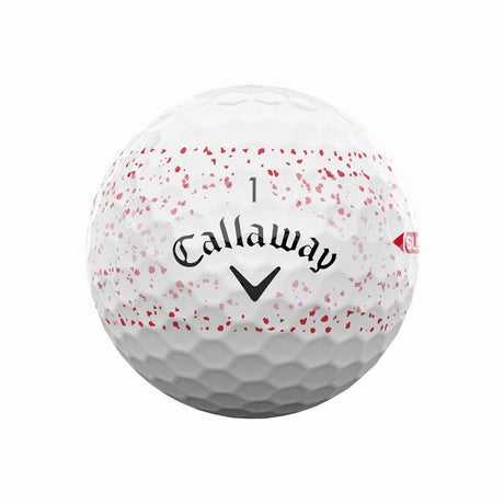 Callaway Supersoft Splatter 360 Golf Balls - Red
