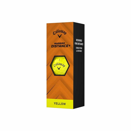 Callaway Warbird Distance+ Golf Balls - Yellow
