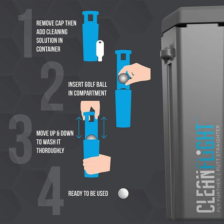 Clean Flight Personal Golf Ball Washer