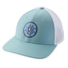 Teal/White