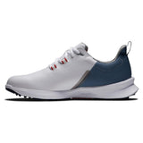 White Blue Fog Red