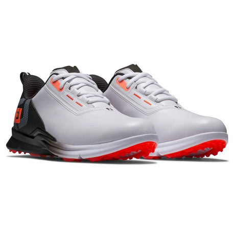 White/Black/Coral