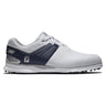 White Navy Silver