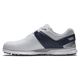 White Navy Silver