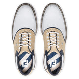 White/Tan/Navy