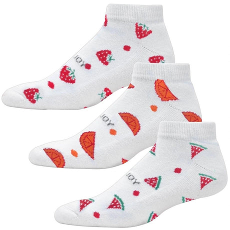 FootJoy Women's ComfortSof Sporlet Fruit Golf Sock