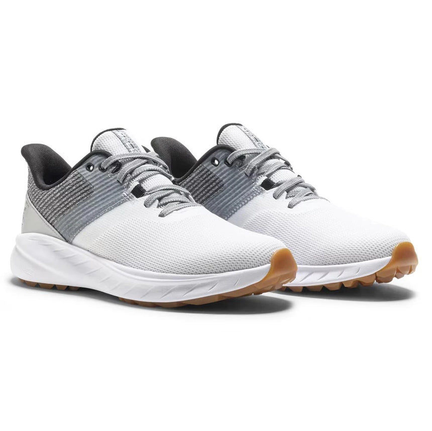 Heathered Olive/White