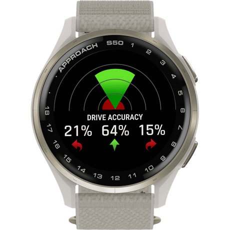 Garmin Approach S50 Watch - Cream Gold/Ivory