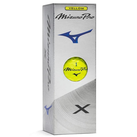 Mizuno Pro X Golf Balls - Optic Yellow