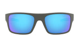 Oakley Drop Point Sunglasses - Matte Dark Grey/Prizm Sapphire Polarized