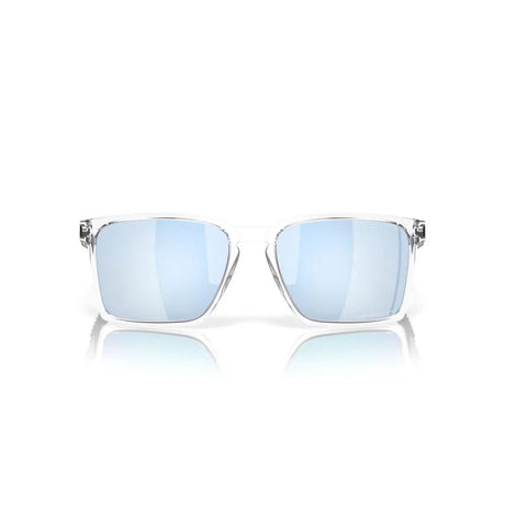 Oakley Exchange Sun Sunglasses - Polished Clear/Prizm Sapphire Polarized