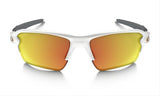 Oakley Flak 2.0 XL Sunglasses - Polished White/Fire Iridium