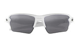 Oakley Flak 2.0 XL Sunglasses - Polished White/White/Prizm Black Polarized