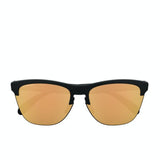 Oakley Frogskins Lite Sunglasses - Matte Black/Prizm Rose Gold