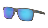 Oakley Holbrook Metal Sunglasses - Matte Gunmetal/Prizm Sapphire Polarized