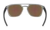 Oakley Latch Alpha Sunglasses - Matte Light Gunmetal/Prizm Sapphire Polarized