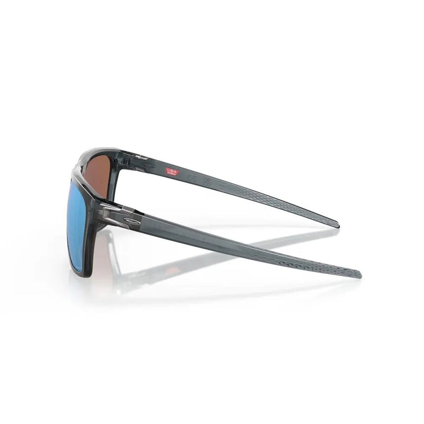 Oakley Leffingwell Sunglasses - Crystal Black/Prizm Deep Water Polarized