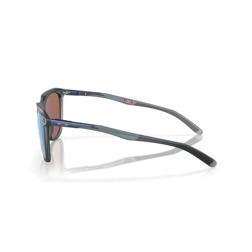 Oakley Thurso Sunglasses - Matte Crystal Black/Deep Water Polarized
