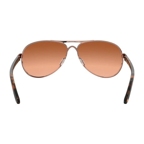 Oakley Women's Feedback Sunglasses - Rose Gold/VR50 Brown Gradient
