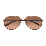 Oakley Women's Feedback Sunglasses - Rose Gold/VR50 Brown Gradient