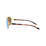 Oakley Women's Feedback Sunglasses - Satin Gold/Prizm Violet Polarized