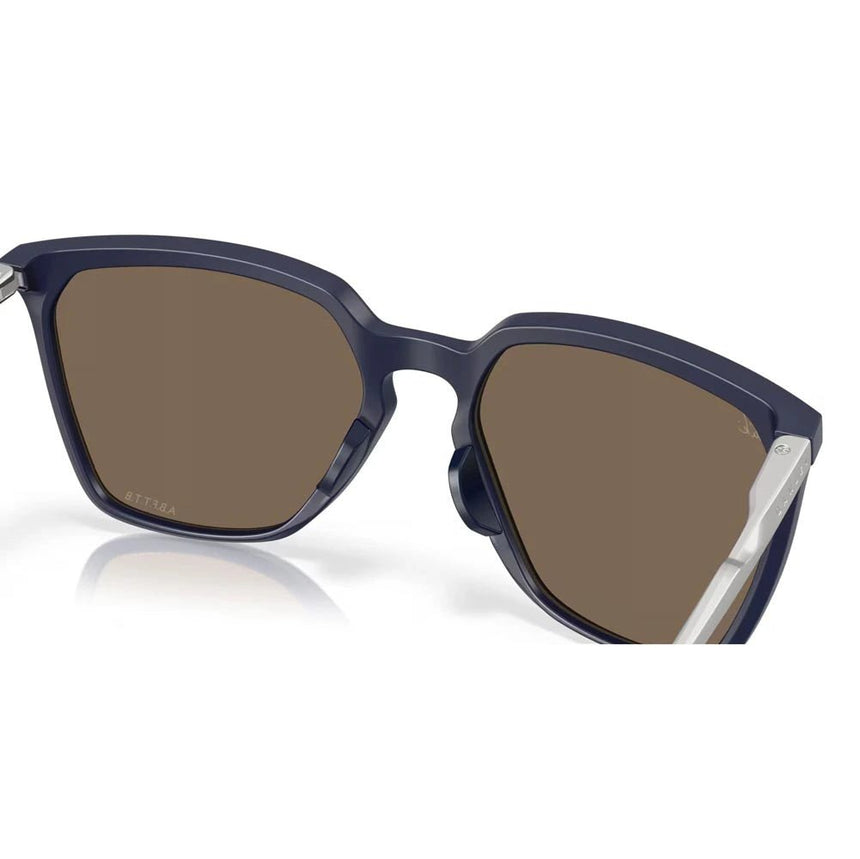 Oakley Women's Mikaela Shiffrin Signature Series Sielo SQ Sunglasses - Matte Navy/Prizm Rose Gold